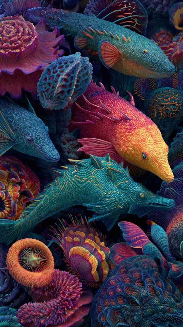 Colorful Sea Creatures Images 4K HD Wallpapers