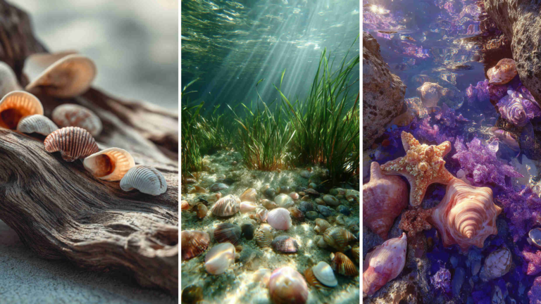 Different Sea Shells 4K HD Wallpapers