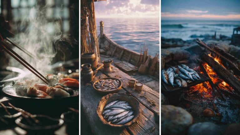 Eating Sea Fish 4K HD Wallpapers