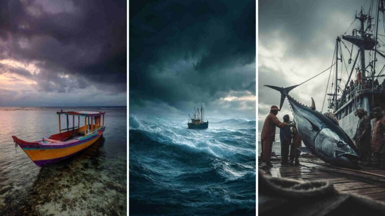 Deep Sea Fishing Boat 4K HD Wallpapers