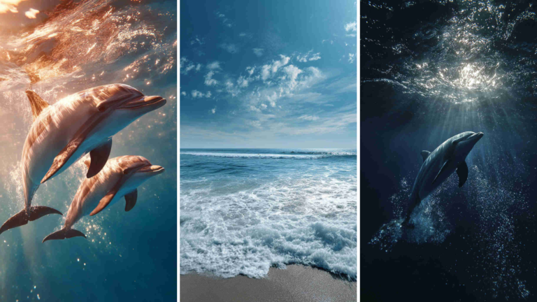 Dolphin Ocean 4K HD Wallpapers