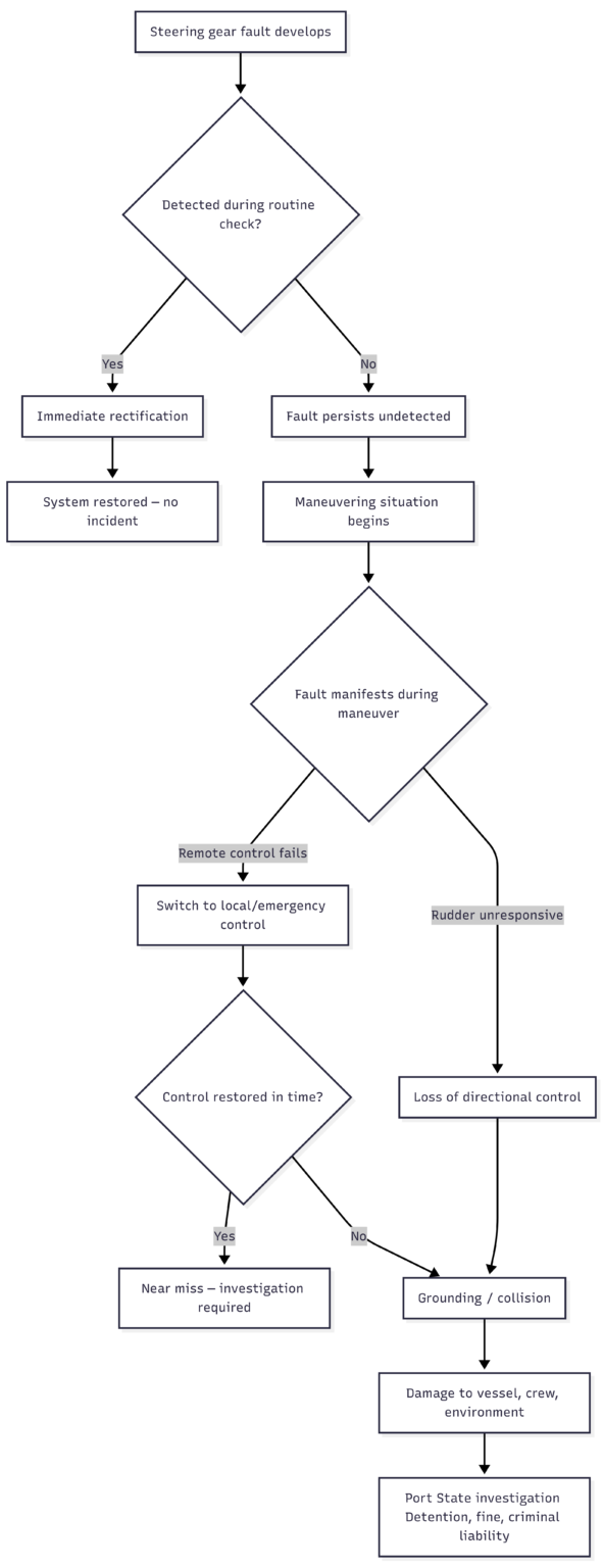 8 Common Problems Found In Steering Gear System Of Ships