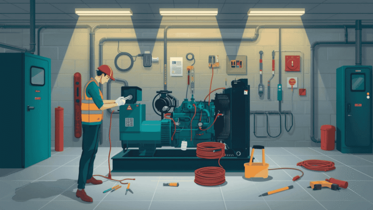 Ways of starting and testing emergency generator