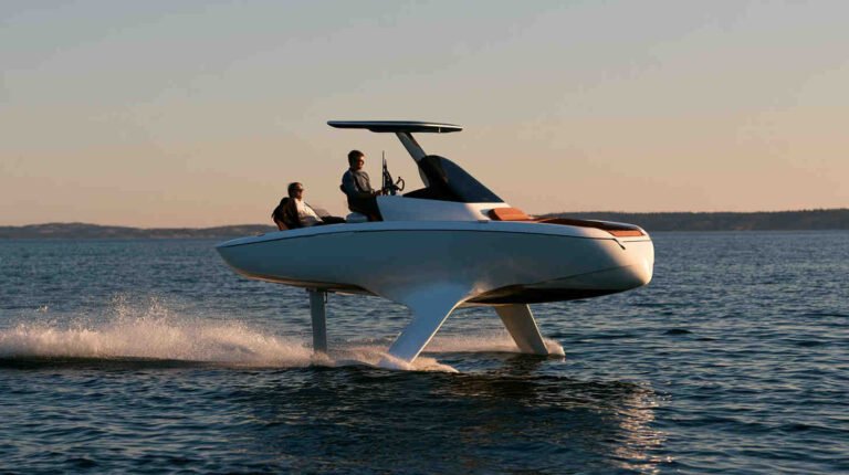 Electric Hydrofoil Boat Wallpaper 4K HD Images