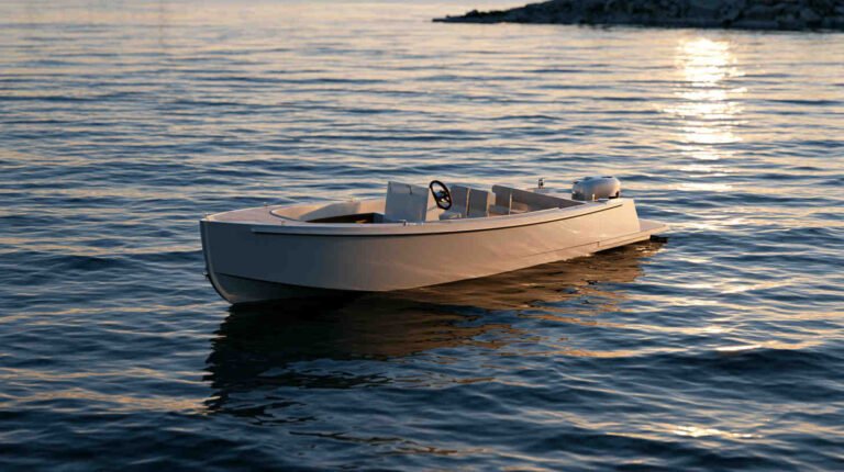 Electric Outboard Boat Wallpaper 4K HD Images