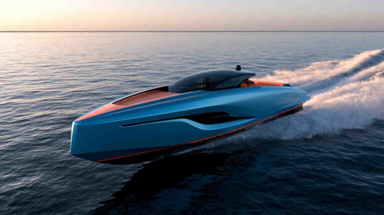 Electric Speedboat Wallpaper 4K HD Images