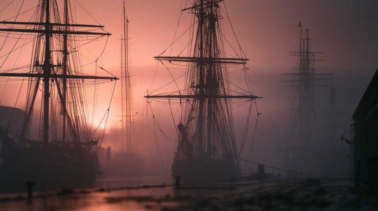 Harbor Sunset Wallpaper 4K HD Images